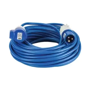 Image of Defender Arctic Extension Lead Blue 2.5mm2 16A 25m - 230V