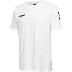 Image of Hummel Cotton T-Shirt S/S - White