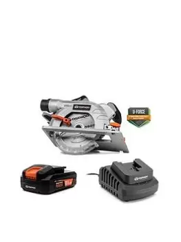 Image of Daewoo U-Force Series Battery Operated 18V Circular Saw (2Mah Battery & Charger Included)