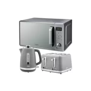 Image of Tower Odyssey Kettle, 4 Slice Toaster & Microwave