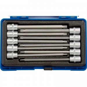 Image of Draper 10 Piece 3/8" Drive Torx Socket Bit Set 3/8" 150mm