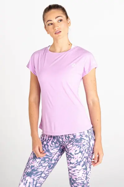Image of Dare 2b Q-Wic 'Breeze By' Short Sleeve T-Shirt Lavender