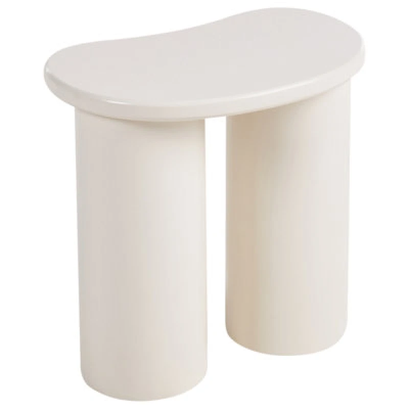 Image of Beliani Minimalist Side Table Inglis White