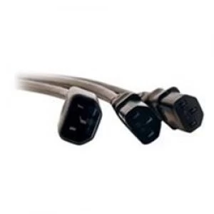 Image of C2G 16 AWG 1-to-2 Power Cord Splitter 1.8m