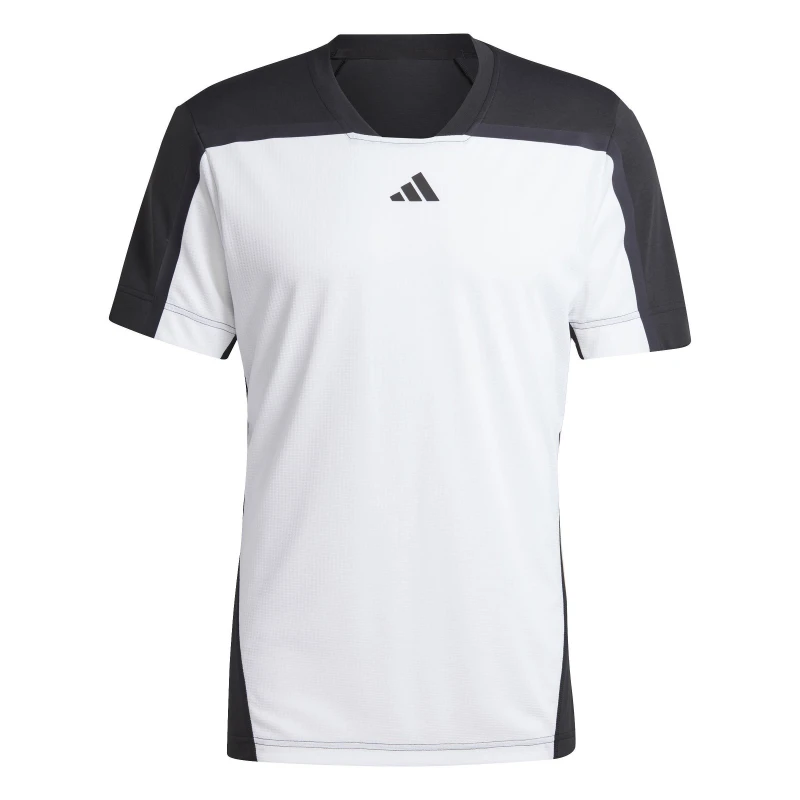 Image of adidas Mens Long Sleeve Performance Gym Top White male XS