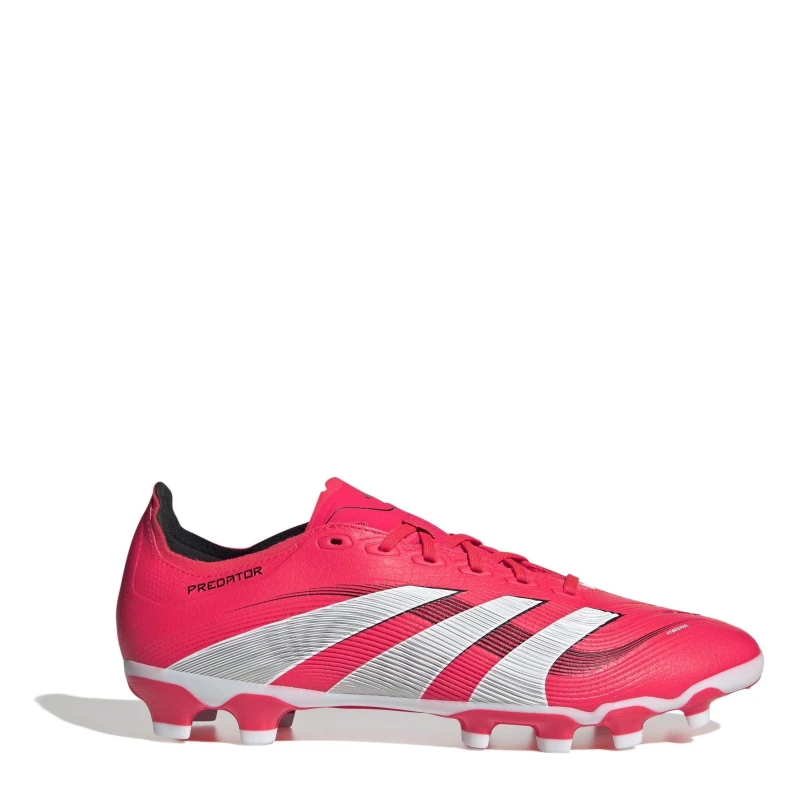 Image of adidas Unisex Adults Predator League Firm Ground Football Boots Lucid Red/Ftwr unisex 8 (42)