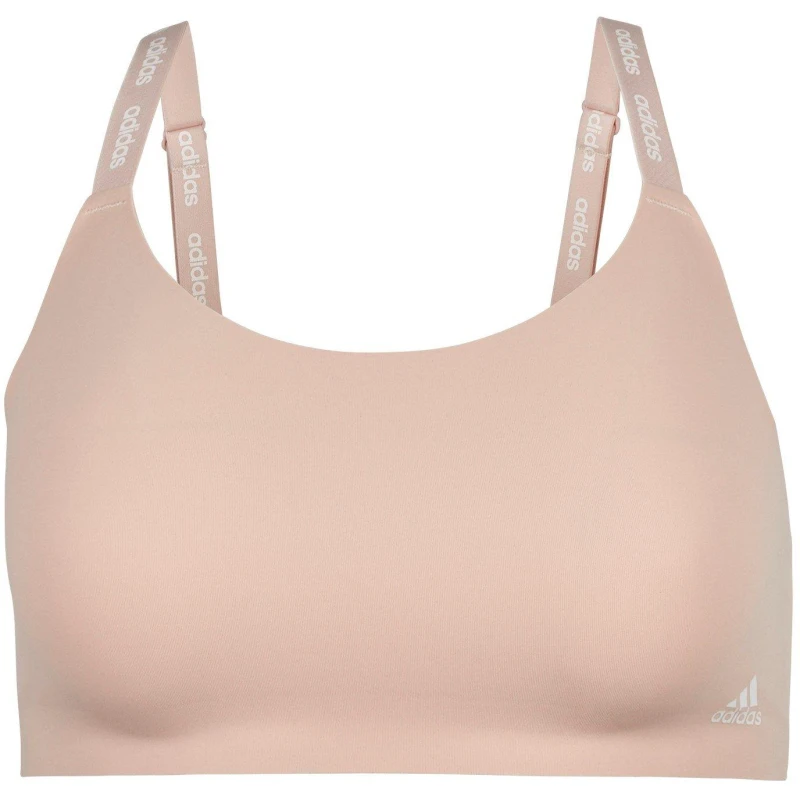 Image of adidas Active Micro Flex Scoop Lounge Bra - Beige Beige 10