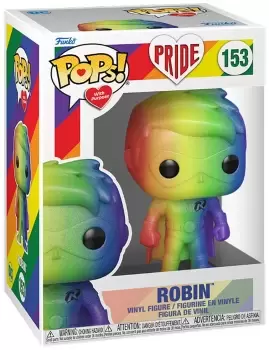 Image of Batman Pride 2022 - Robin (Rainbow) Vinyl Figur 153 Funko Pop! multicolor