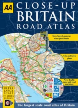 Image of Aa Close-Up Britain Road Atlas by Aa Publishing Book