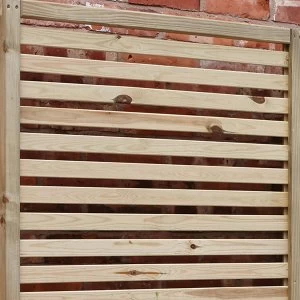 Image of Rowlinson Garden Creations Horizontal Slat Screens Pack of 2