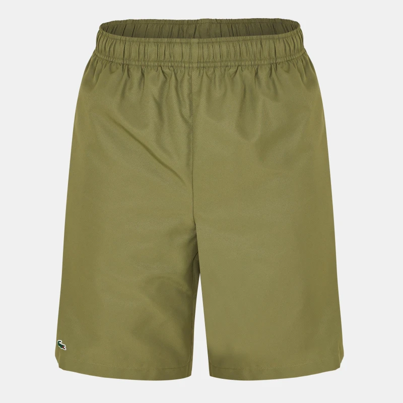 Image of Lacoste Mens Woven Tracksuit Shorts Khaki male XS