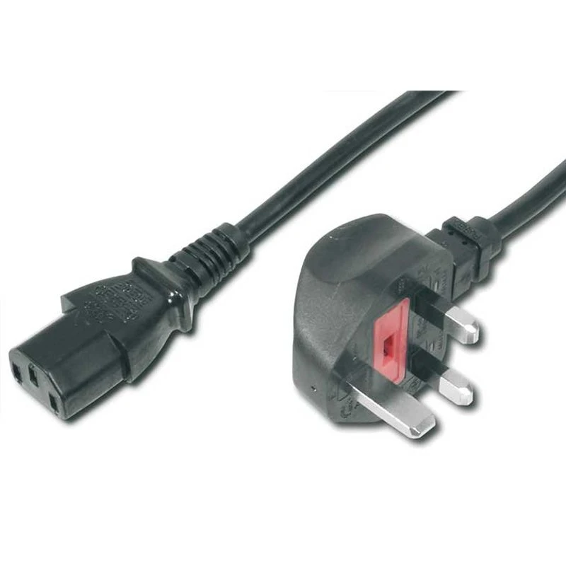 Image of FDL 1M UK MAINS CABLE - UK PLUG TO IEC C13 SOCKET - 1.0mm / 10A