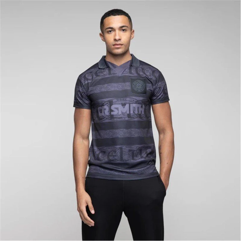 Image of Team Celtic '96 Retro Blackout Shirt Adults Black S