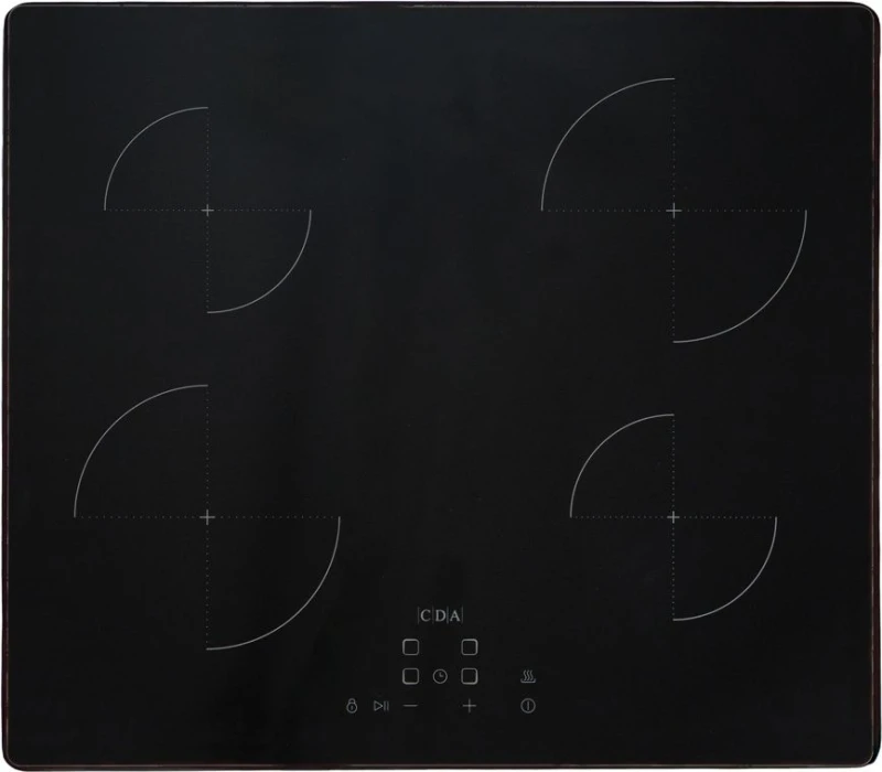 Image of CDA 60cm 4 Zone Induction Hob SCN060FR Black
