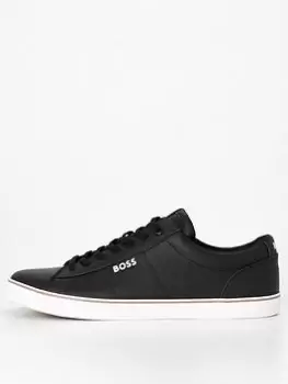 Image of BOSS Jodie Tennis Trainers - Black, Size 8, Men