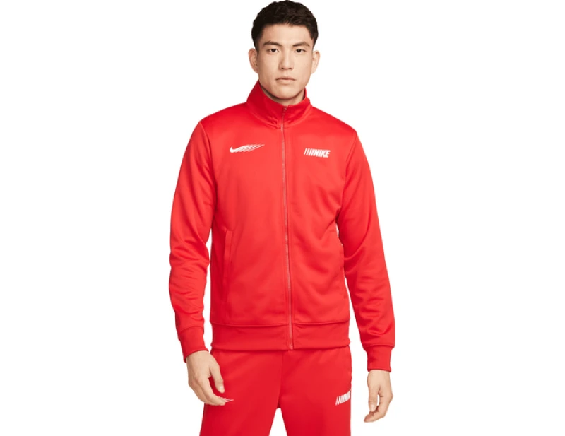 Image of Nike Standard Issue Jacket Red F657 M