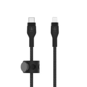 Image of Belkin CAA011BT1MBK USB cable 1m USB C USB C/Lightning Black