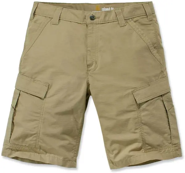 Image of Carhartt Force Broxton Cargo Shorts, green-brown, Size 33
