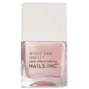 Image of nails inc. What the Shell Shells Aloud Top Coat 14ml