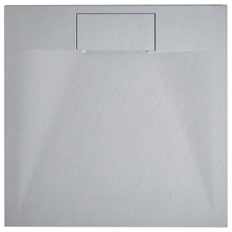 Image of Beliani Shower Tray Azzurro 900 X 900 X 30 mm Grey