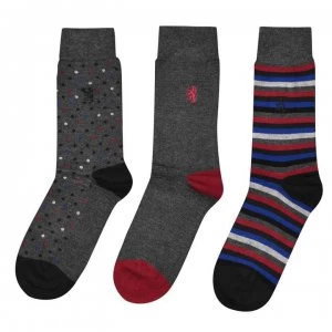 Image of Pringle 3 Pack Socks - BL1 CHA NEW