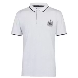 Image of Castore Newcastle FC Short Sleeve Polo Shirt Mens - White