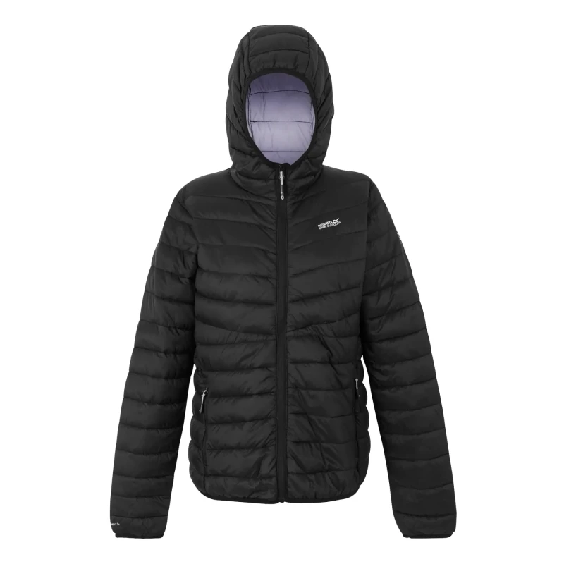 Image of Womens Puffer jacket Regatta Hillpack IV Noir Female 36