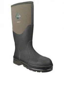 Image of Muck Boots Chore Classic Steel Welly - Moss