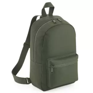 Image of Bagbase Mini Essential Backpack/Rucksack Bag (One Size) (Olive Green)