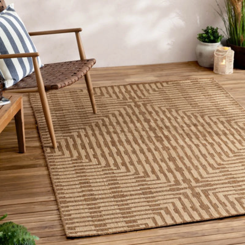 Image of Yard Sandown Jute Effect Indoor/Outdoor Rug Natural 120 X 170Cm, Cream 5025532850270.00
