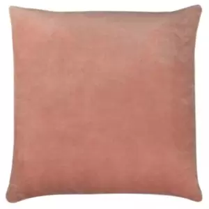 Image of Furn Tanda Velvet Square Cushion Cover (One Size) (Pink/Ochre Yellow)