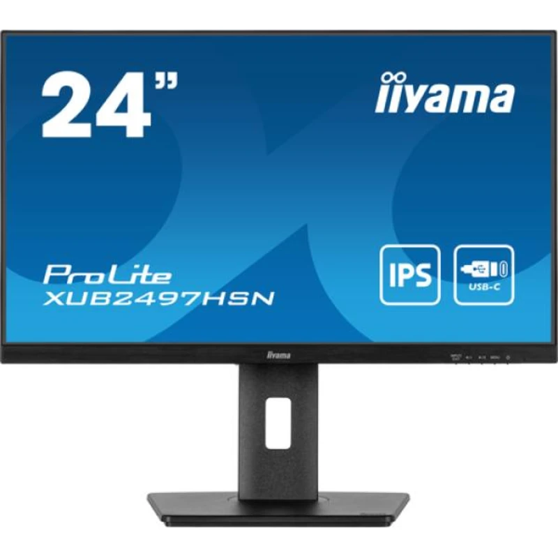 Image of iiyama ProLite XUB2497HSN 24 IPS Full HD 100Hz 1ms USB-C Monitor XUB2497HSN-B2 Black