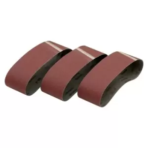 Image of DT3378-QZ Sanding Belt 533 x 75mm 120G Fine Grit Pack of 3 Fits DCW220NT - Dewalt