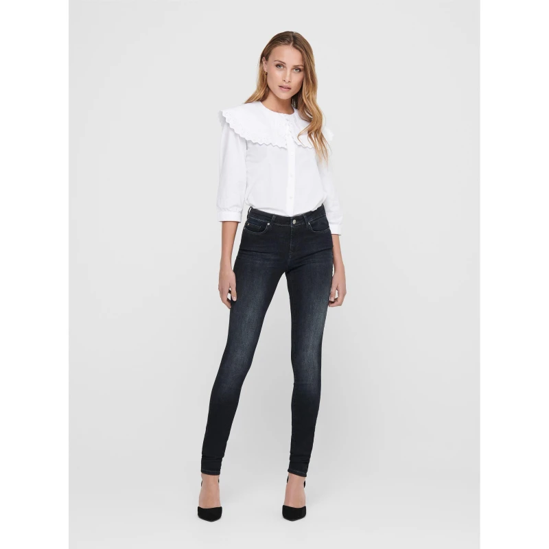Image of Only Womens Skinny Jeans Black Denim female 27 L34