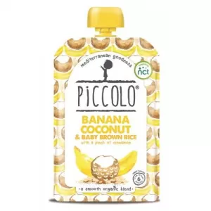 Image of Piccolo Organic Pear, Banana, Coconut Milk 100g 4m+