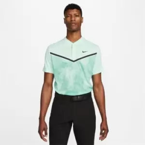 Image of Nike Blade Print Polo Shirt Mens - Green