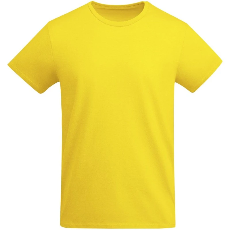 Image of ROLY ROLY Men Breda Plain T-Shirt in Yellow Size: Small Yellow S Male 5063470395941