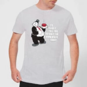 Image of Popeye Hamburger Mens T-Shirt - Grey - S