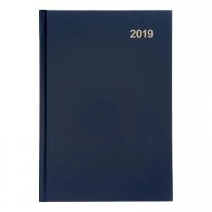 Image of Office 2019 Diary Week to View A5 Blue 941169