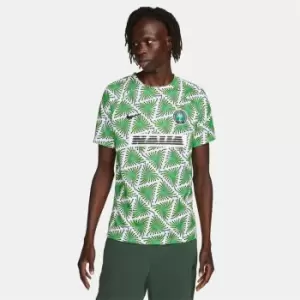 Image of Nike Nigeria Pre Match Top 2022 2023 Mens - Green