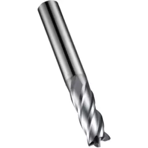 Image of S814HA 3.00MM Carbide 4 Flute Short Series Slot Drill - Alcrona Coated