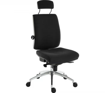 Image of TEKNIK Ergo Plus Premier HR Fabric Operator Chair - Black