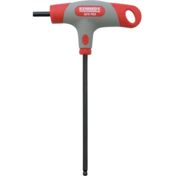 Image of Kennedy-pro - T-handled Hexagon Key Ball Driver 2MM X 130MM