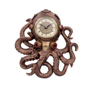 Image of Octoclock Steampunk Octopus Squid Wall Clock
