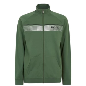 Image of Boss Authentic Zip Jacket - Green