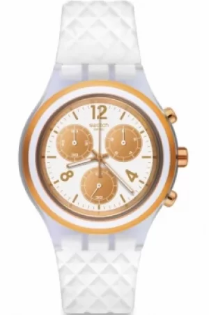 Image of Unisex Swatch Elepink Chronograph Watch SVCK1006