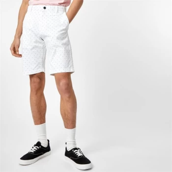 Image of Jack Wills Polka Dot Chino Shorts - White