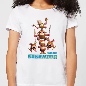 Image of Moana Fear The Kakamora Womens T-Shirt - White - XXL