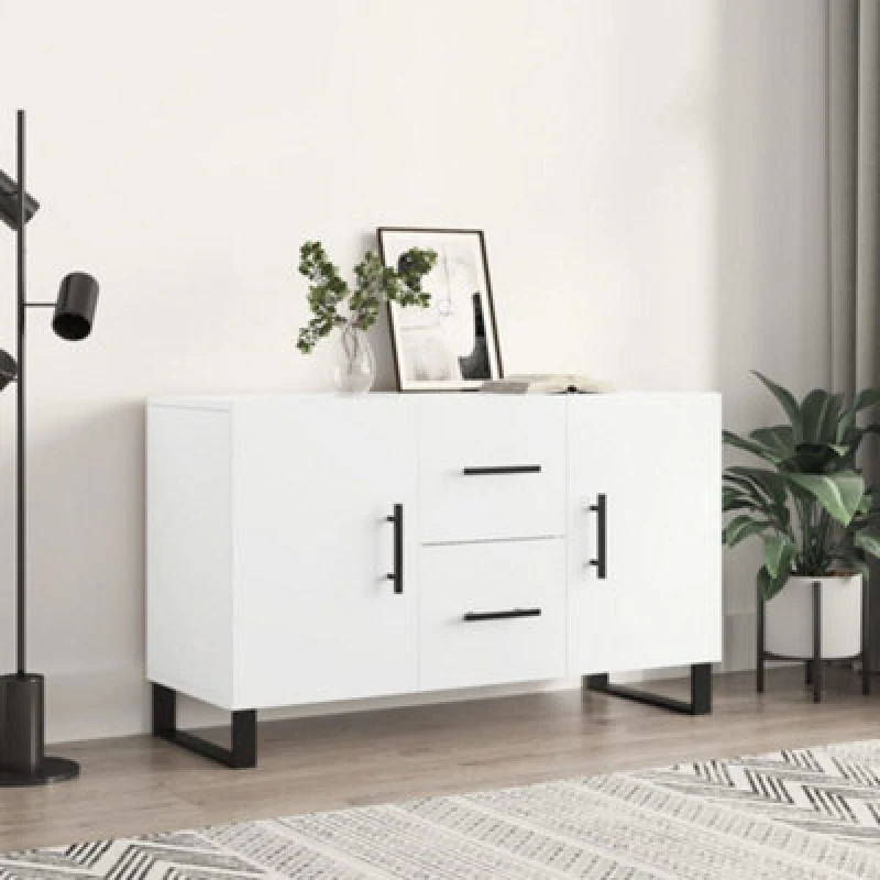 Image of VIDAXL Sideboard White 100x36x60cm Engineered Wood Vidaxl 8720845424732