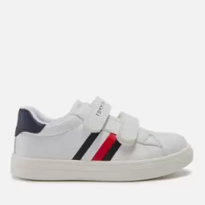 Image of Tommy Hilfiger Kids Faux Leather Trainers - UK 7 Toddler